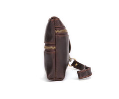 Small Leather Men's Key Wallet Car Key Holder Coin Wallet Change Holder For Men - imessengerbags