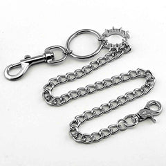 Badass Silver Punk Mens Wallet Chain Pants Chain Long Biker Wallet CHain For Men - imessengerbags