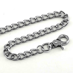 Badass Silver Punk Mens Wallet Chain Pants Chain Long Biker Wallet CHain For Men - imessengerbags