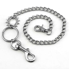 Badass Silver Punk Mens Wallet Chain Pants Chain Long Biker Wallet CHain For Men - imessengerbags