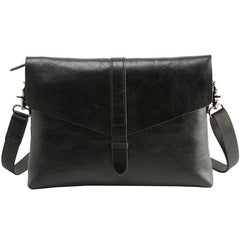Small Leather Black Mens Cool Messenger Bags Shoulder Bags  for Men - imessengerbags