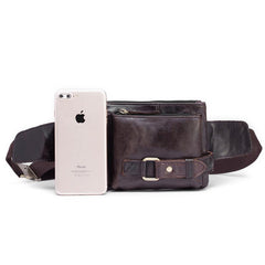 Cool LEATHER MENS BELT BAG FANNY BACK WAIST BAGs FANNY BAGS FOR MEN - imessengerbags