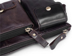 Cool LEATHER MENS BELT BAG FANNY BACK WAIST BAGs FANNY BAGS FOR MEN - imessengerbags
