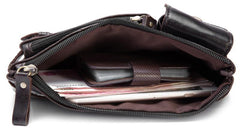 Cool LEATHER MENS BELT BAG FANNY BACK WAIST BAGs FANNY BAGS FOR MEN - imessengerbags