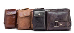 Cool LEATHER MENS BELT BAG FANNY BACK WAIST BAGs FANNY BAGS FOR MEN - imessengerbags