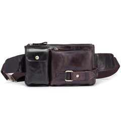 Cool LEATHER MENS BELT BAG FANNY BACK WAIST BAGs FANNY BAGS FOR MEN - imessengerbags