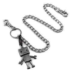 Cool Robot Silver Mens Pants Chain Biker Wallet Chain Jeans Chain Jean Chain Wallet Chain For Men - imessengerbags