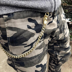 Solid Brass Cool Punk Rock Chinese Dragon Wallet Chain Biker Trucker Wallet Chain Trucker Wallet Chain for Men - imessengerbags