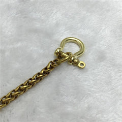 Solid Brass Cool Punk Rock Skull Wallet Chain Biker Trucker Wallet Chain Trucker Wallet Chain for Men