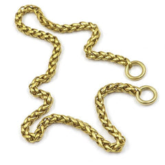 Solid Brass Cool Punk Rock Wallet Chain Biker Trucker Wallet Chain Trucker Wallet Chain for Men - imessengerbags