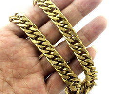 Solid Brass Wallet Chain Cool Punk Rock Biker Trucker Wallet Chain Trucker Wallet Chain for Men - imessengerbags