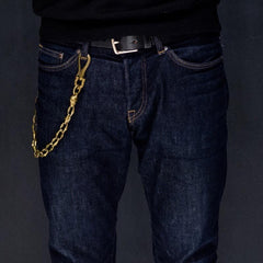 Solid Men's Handmade Horseshoe Buckle Key Chain Pants Chains Biker Wallet Chain For Men - imessengerbags