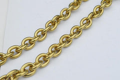 Badass Gold Brass Long Mens 18'' Biker Wallet Chain Biker Pants Chain Trucker Wallet Chain for Men - imessengerbags