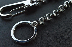 Solid Stainless Steel Cool Punk Rock Wallet Chain Biker Trucker Wallet Chain Trucker Wallet Chain for Men