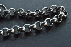 Solid Stainless Steel Cool Punk Rock Wallet Chain Biker Trucker Wallet Chain Trucker Wallet Chain for Men