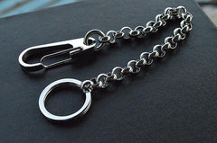 Solid Stainless Steel Cool Punk Rock Wallet Chain Biker Trucker Wallet Chain Trucker Wallet Chain for Men
