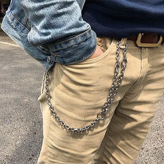 Solid Stainless Steel Cool Punk Rock Wallet Chain Biker Trucker Wallet Chain Trucker Wallet Chain for Men - imessengerbags