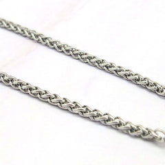 Solid Stainless Steel 18''Long SilverKey Chain Wallet Chain Pants Chain For Men - imessengerbags