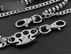 Solid Stainless Steel Wallet Chain Cool Punk Rock Biker Trucker Wallet Chain Trucker Wallet Chain for Men - imessengerbags
