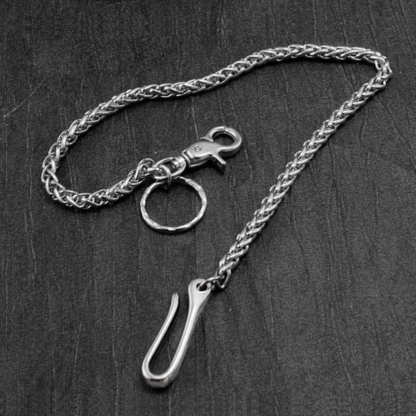 Solid Stainless Steel Wallet Chain Cool Punk Rock Biker Trucker Wallet Chain Trucker Wallet Chain for Men - imessengerbags