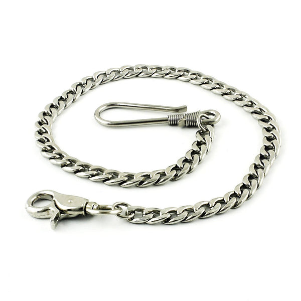 Solid Stainless Steel Wallet Chain Cool Punk Rock Biker Trucker Wallet Chain Trucker Wallet Chain for Men - imessengerbags