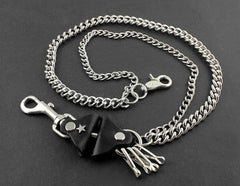 Solid Stainless Steel Wallet Chain Cool Punk Rock Biker Trucker Wallet Chain Trucker Wallet Chain for Men - imessengerbags