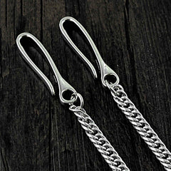 SOLID STAINLESS STEEL Mens BIKER WALLET CHAIN LONG PANTS CHAIN Jeans Chain Jean Chain FOR Women MEN - imessengerbags