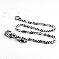 Cool Stainless Steel Mens Bullet Pants Chain Wallet CHain Biker Wallet Chain For Men - imessengerbags