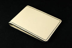 Handmade Leather License Wallet Mens Card billfold Wallet Cool Leather Wallet Slim Wallet for Men - imessengerbags