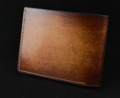 Handmade Leather Tooled Metallica Mens billfold Wallet Cool Leather Wallet Slim Wallet for Men - imessengerbags