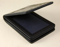Handmade Leather Tooled Predator License Wallet Mens Card billfold Wallet Cool Leather Wallet Slim Wallet for Men - imessengerbags