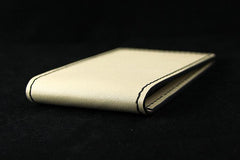 Handmade Leather License Wallet Mens Card billfold Wallet Cool Leather Wallet Slim Wallet for Men - imessengerbags