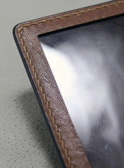 Handmade Leather Tooled Walking Dead License Wallet Mens Card billfold Wallet Cool Leather Wallet Slim Wallet for Men - imessengerbags