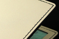 Handmade Leather License Wallet Mens Card billfold Wallet Cool Leather Wallet Slim Wallet for Men - imessengerbags