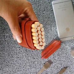 Cool Leather Mens 20pcs Cigarette Holder Case Vintage Custom Cigarette Case for Men - imessengerbags