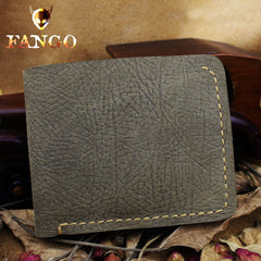 Handmade Leather Mens Cool Slim Leather Wallet Men billfold Wallets Bifold for Men - imessengerbags