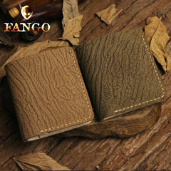 Handmade Leather Mens Cool Slim Leather Wallet Men billfold Wallets Bifold for Men - imessengerbags