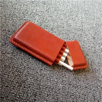 Cute Leather Womens 10pcs Cigarette Holder Case Vintage Custom Cigarette Case for Women - imessengerbags