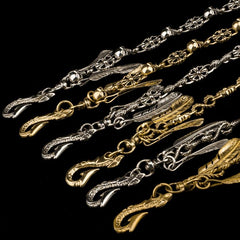 Brass Silver biker Tibetan wallet Chains for chain wallet biker wallet trucker wallet