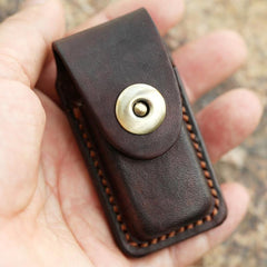 Cool Mens Leather Dunhill Rollagas Lighter Case with Loop Dunhill lighter Holder with clips
