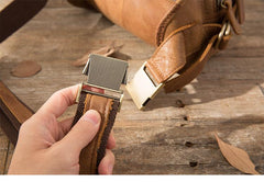 Leather Mens FANNY PACK MENS WAIST BAG HIP PACK BELT BAG FOR MEN - imessengerbags