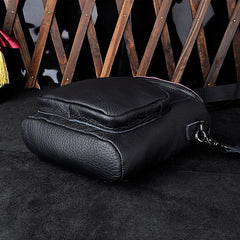 Leather Belt Pouch Mens Small Cases Waist Bag Hip Pack Belt Bag Fanny Pack Bumbag for Men - imessengerbags