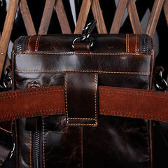 Leather Belt Pouch Mens Small Cases Waist Bag Hip Pack Belt Bag Fanny Pack Bumbag for Men - imessengerbags
