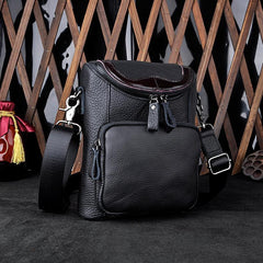 Leather Belt Pouch Mens Small Cases Waist Bag Hip Pack Belt Bag Fanny Pack Bumbag for Men - imessengerbags