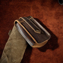 Handmade Leather Mens Cool Key Wallet Car Key Holder Key Case for Men - imessengerbags
