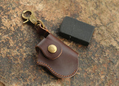 Cool Mens Leather Zippo Lighter Case Zippo lighter Holder with clip - imessengerbags
