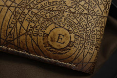 Handmade Leather Tooled Diablo3 Mens billfold Wallet Cool Leather Wallet Slim Wallet for Men - imessengerbags