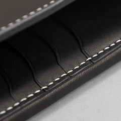 Handmade Leather Mens Clutch Wallet Cool Leather Wallet Long Phone Wallets for Men - imessengerbags