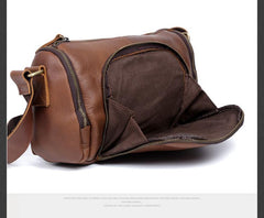 Genuine Leather Mens Messenger Bag Cool Weekender Bag Travel Bag Duffle Bags Overnight Bag Holdall Bag for men