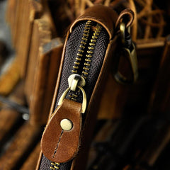 Handmade Leather Mens Cool Key Wallet Car Key Holder Case Card Wallet for Men - imessengerbags